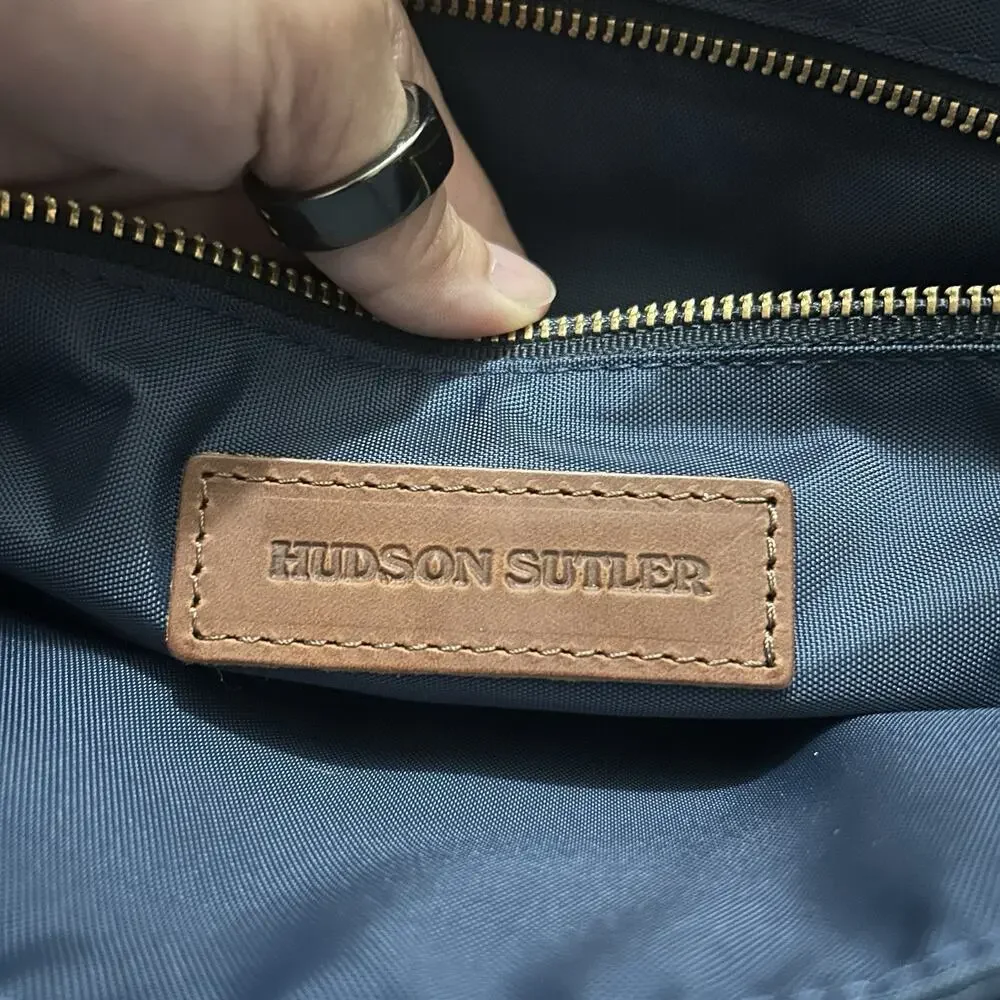 Hudson Sutler Slim Briefcase Canvas Leather USA Mac Papers Clambake Restock 2019